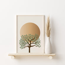 Load image into Gallery viewer, Autumn Moon Print -Col 02 | ÀBISÀLU STUDIO