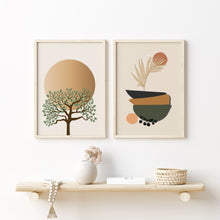 Load image into Gallery viewer, Autumn Moon Print -Col 02 | ÀBISÀLU STUDIO