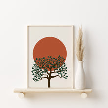 Load image into Gallery viewer, Autumn Moon Print -Col 01 | ÀBISÀLU STUDIO