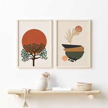 Load image into Gallery viewer, Autumn Moon Print -Col 01 | ÀBISÀLU STUDIO