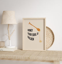 Load image into Gallery viewer, Golden Soul Typography Print | ÀBISÀLU STUDIO
