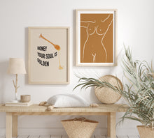 Load image into Gallery viewer, Golden Soul Typography Print | ÀBISÀLU STUDIO
